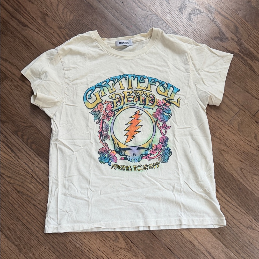 Daydreamer Grateful Dead Cream Graphic Tee